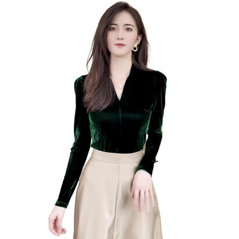 Fashion elegant V-neck long sl – Vintage Fashion Plus Size recenzja i cena