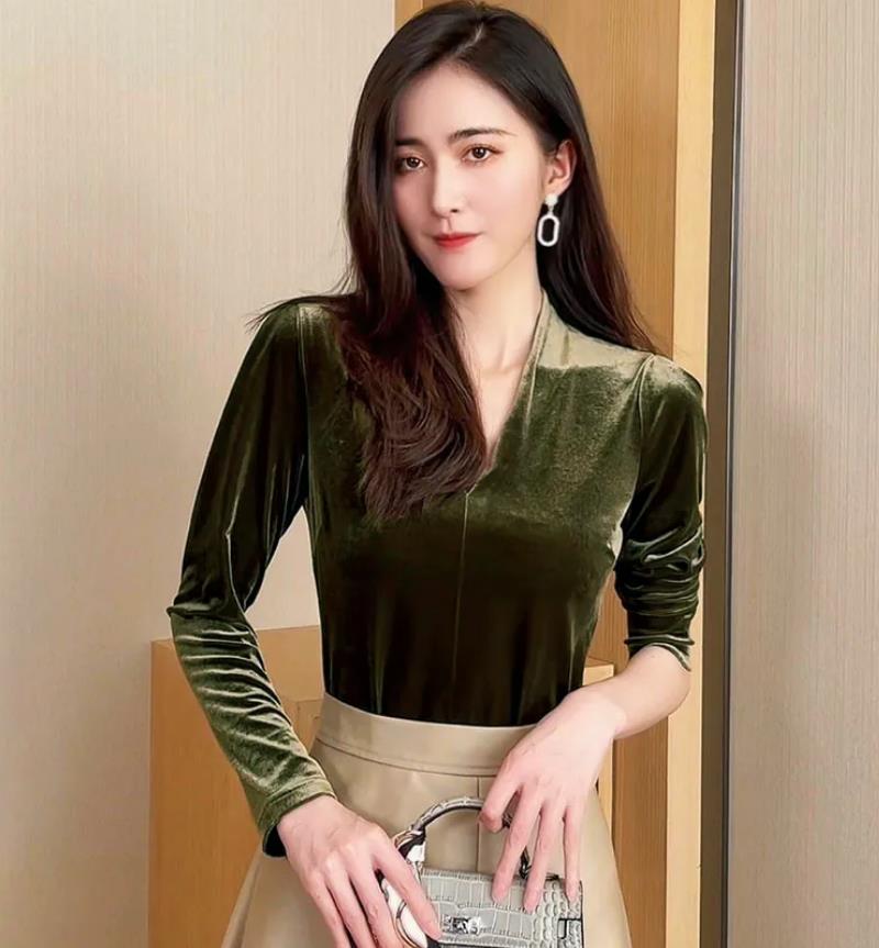 Fashion elegant V-neck long sl – Vintage Fashion Plus Size recenzja i cena