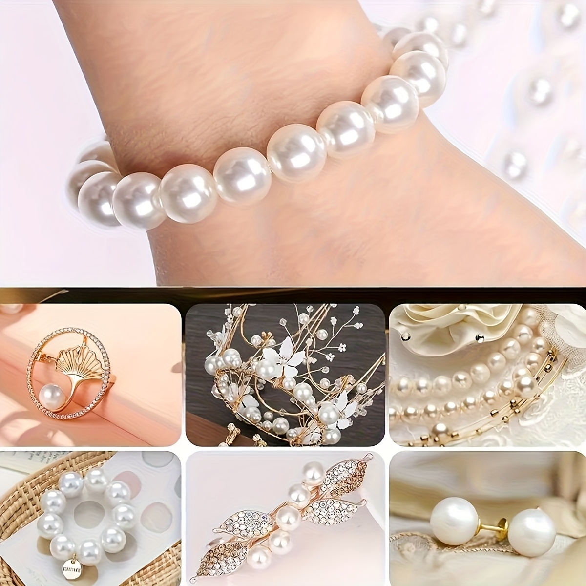 1388pcs 4/6/8/10mm  Black, whi – Vintage Fashion Necklace recenzja i cena