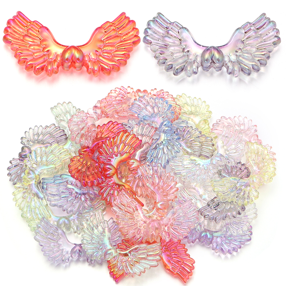 5pcs/lot AB Color Angel Wings  – Vintage Fashion Necklace recenzja i cena