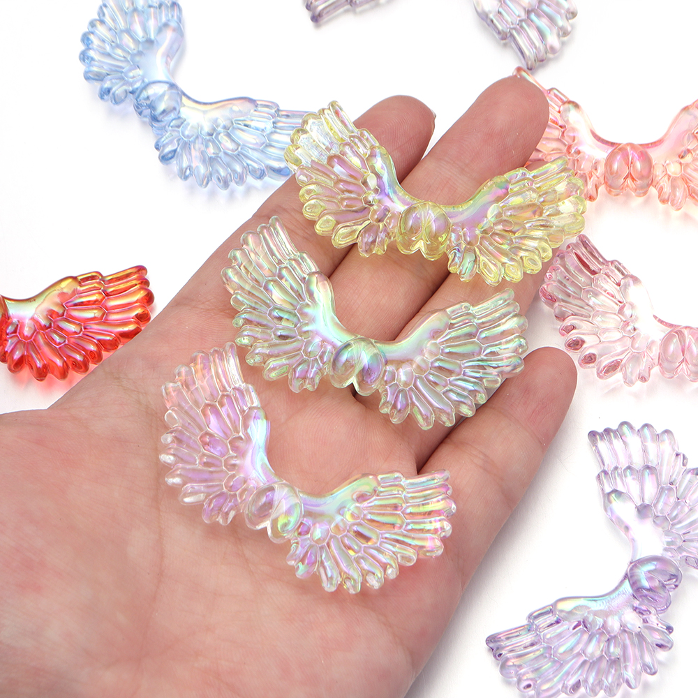 5pcs/lot AB Color Angel Wings  – Vintage Fashion Necklace recenzja i cena