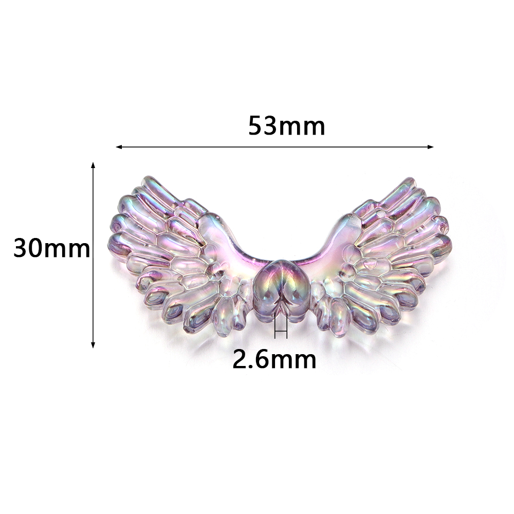 5pcs/lot AB Color Angel Wings  – Vintage Fashion Necklace recenzja i cena