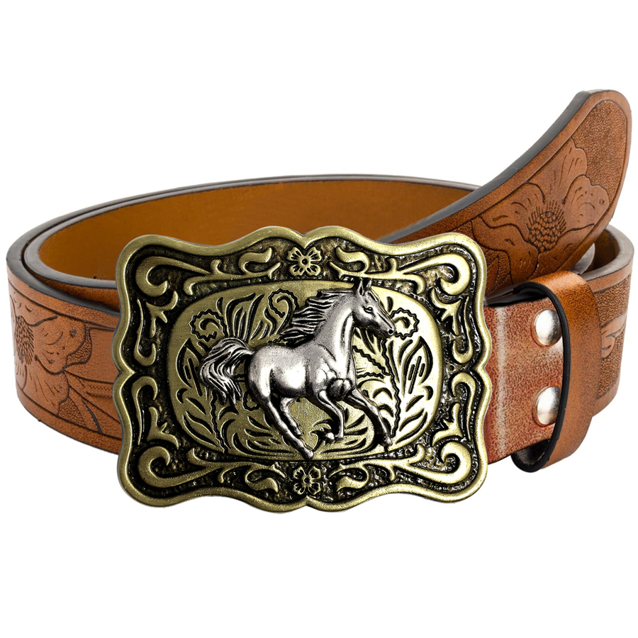 Quality men's leather belt gol – Vintage Fashion Nz recenzja i cena