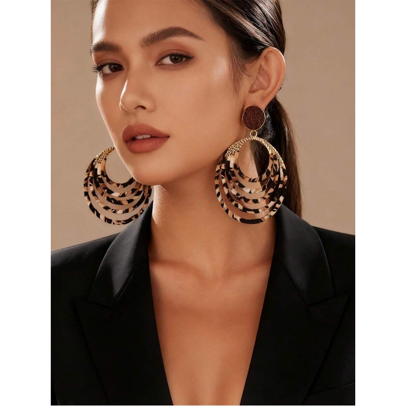 1 Pair Luxury Vintage Leopard  – Vintage Fashion Illustrations recenzja i cena