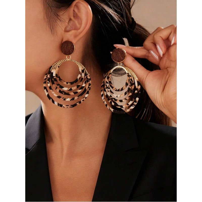 1 Pair Luxury Vintage Leopard  – Vintage Fashion Illustrations recenzja i cena