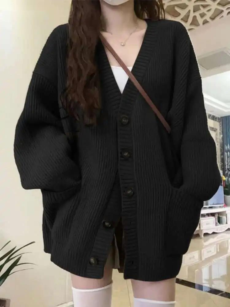 Loose Cardigan Women Long Slee – Crop Cardigan Vintage recenzja i cena