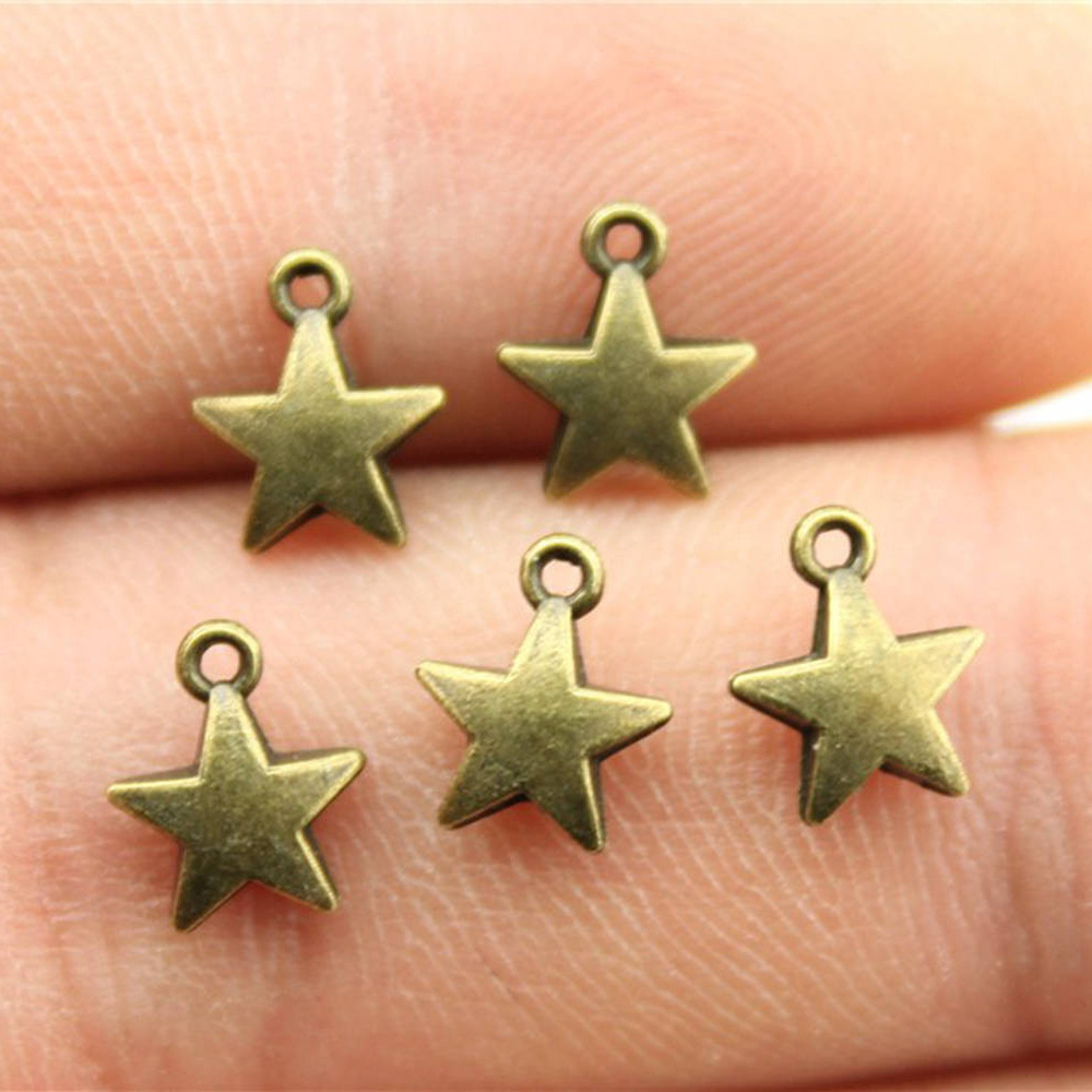 40pcs 8.6x7.1mm 2 Colors Antiq – Vintage Fashion Tumblr recenzja i cena