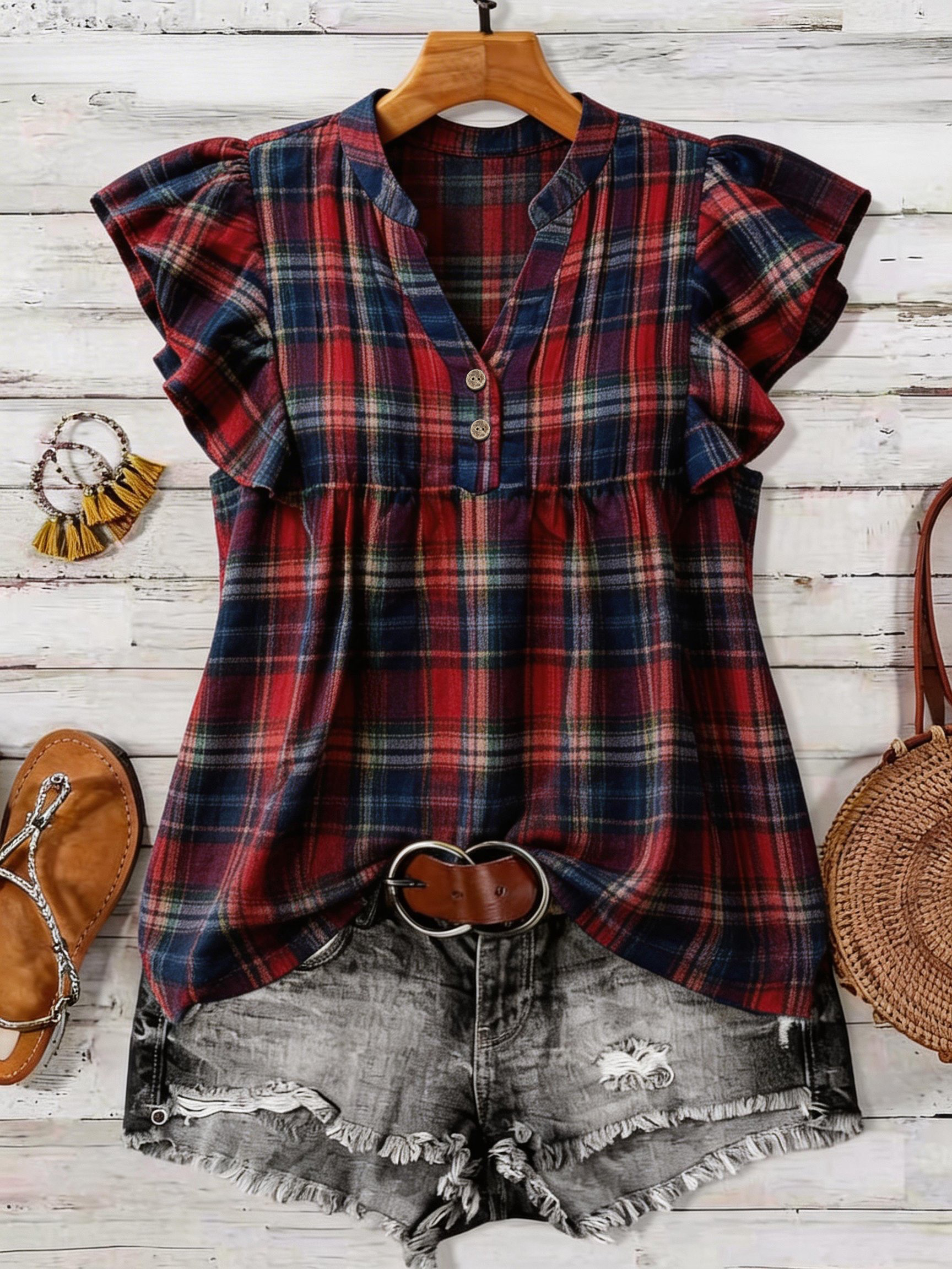 plus Size Retro round Neck Pri – Vintage Fashion Plus Size recenzja i cena