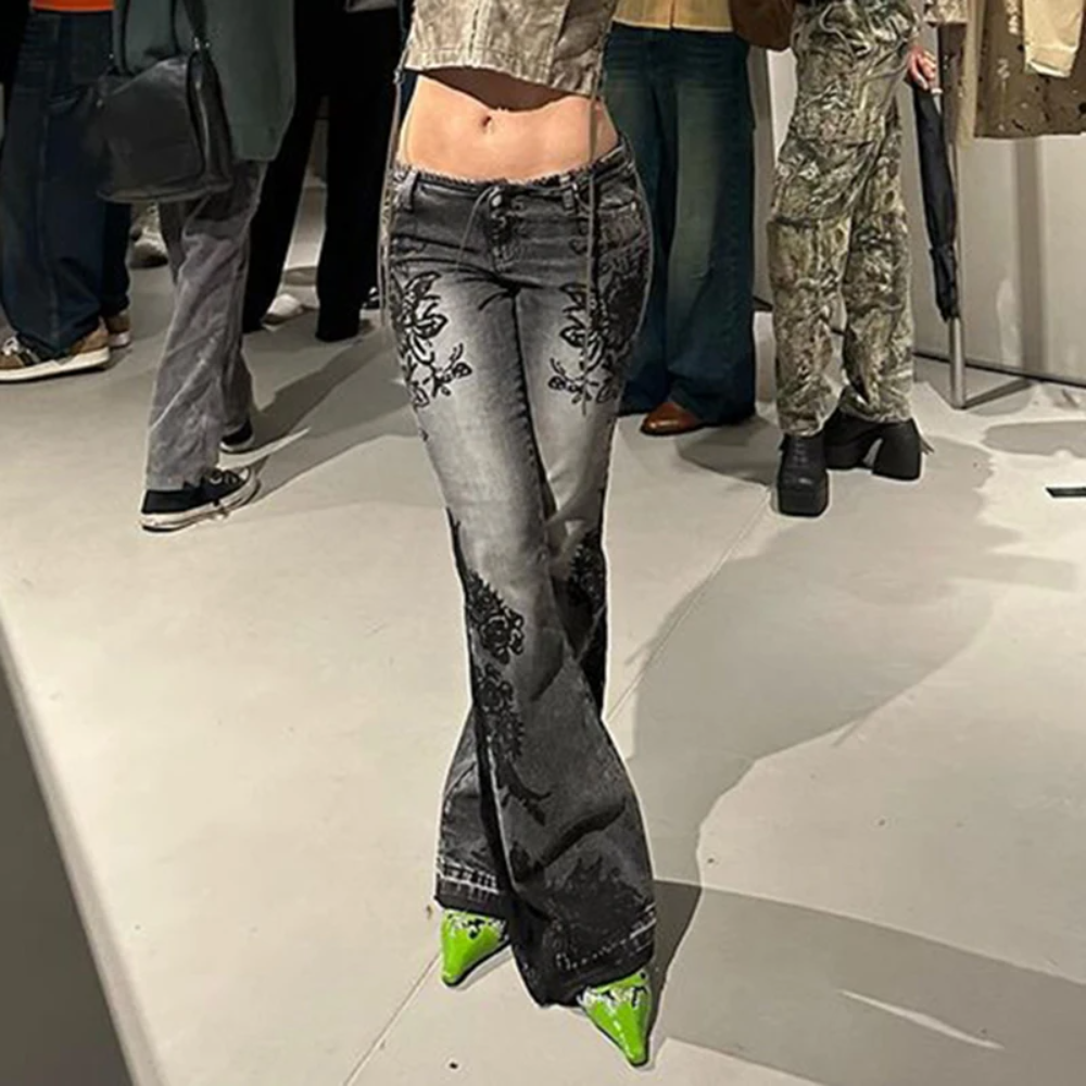 Streetwear Flare Jeans Women D – Mom Jean High Rise recenzja i cena