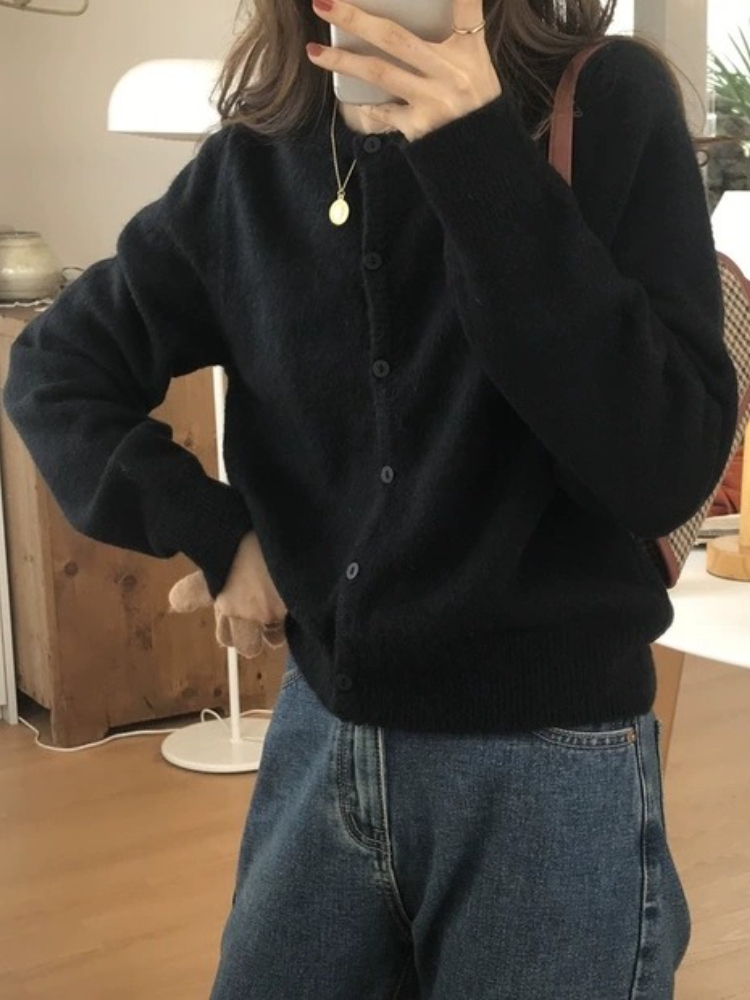 2026 Long Sleeve Vintage Y2k T – Crop Cardigan Vintage recenzja i cena