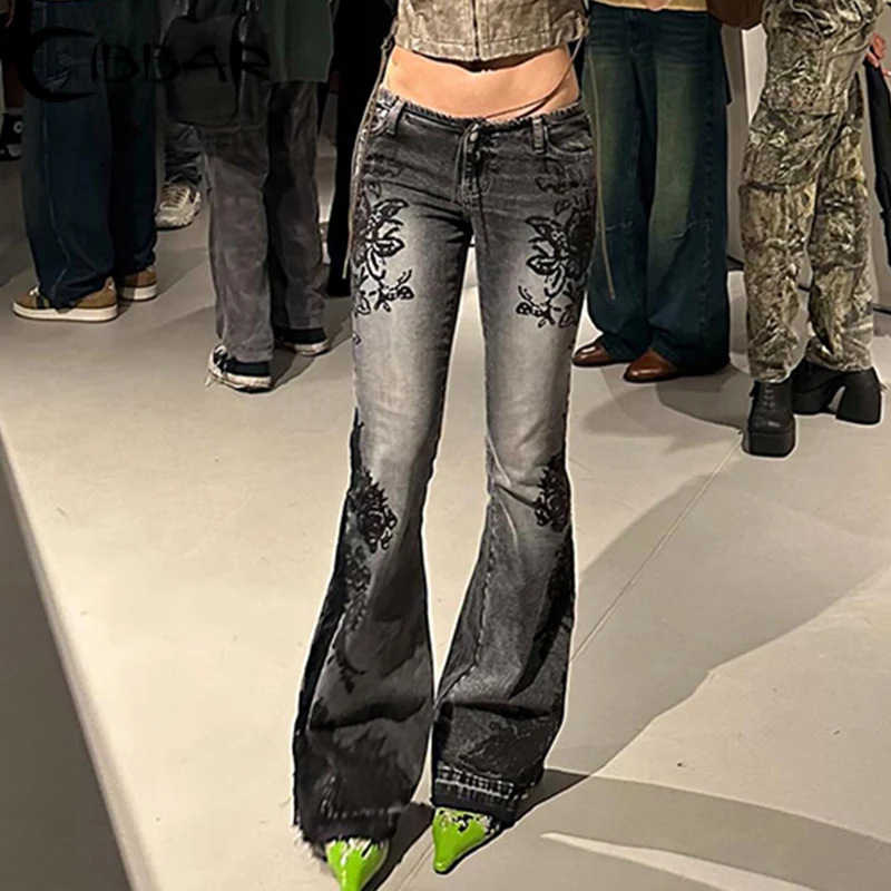 Streetwear y2k Flare Jeans Dis – Mom Jean High Rise recenzja i cena